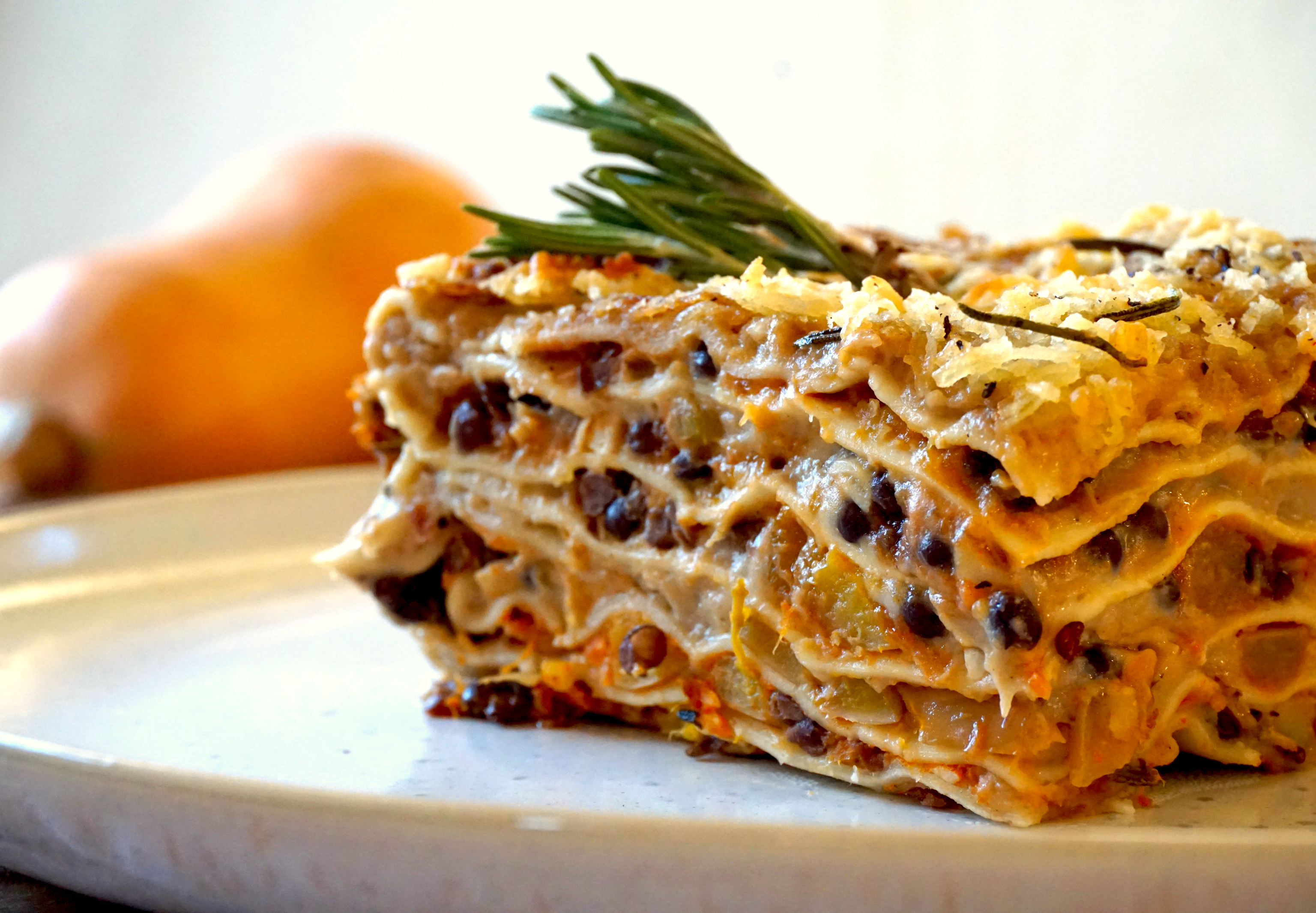 Pumpkin, Porcini, Lasagna, Lasagne, Homemade, Environmentally Friendly, High protein, Best ever, Foodporn, Vegan, Recipe