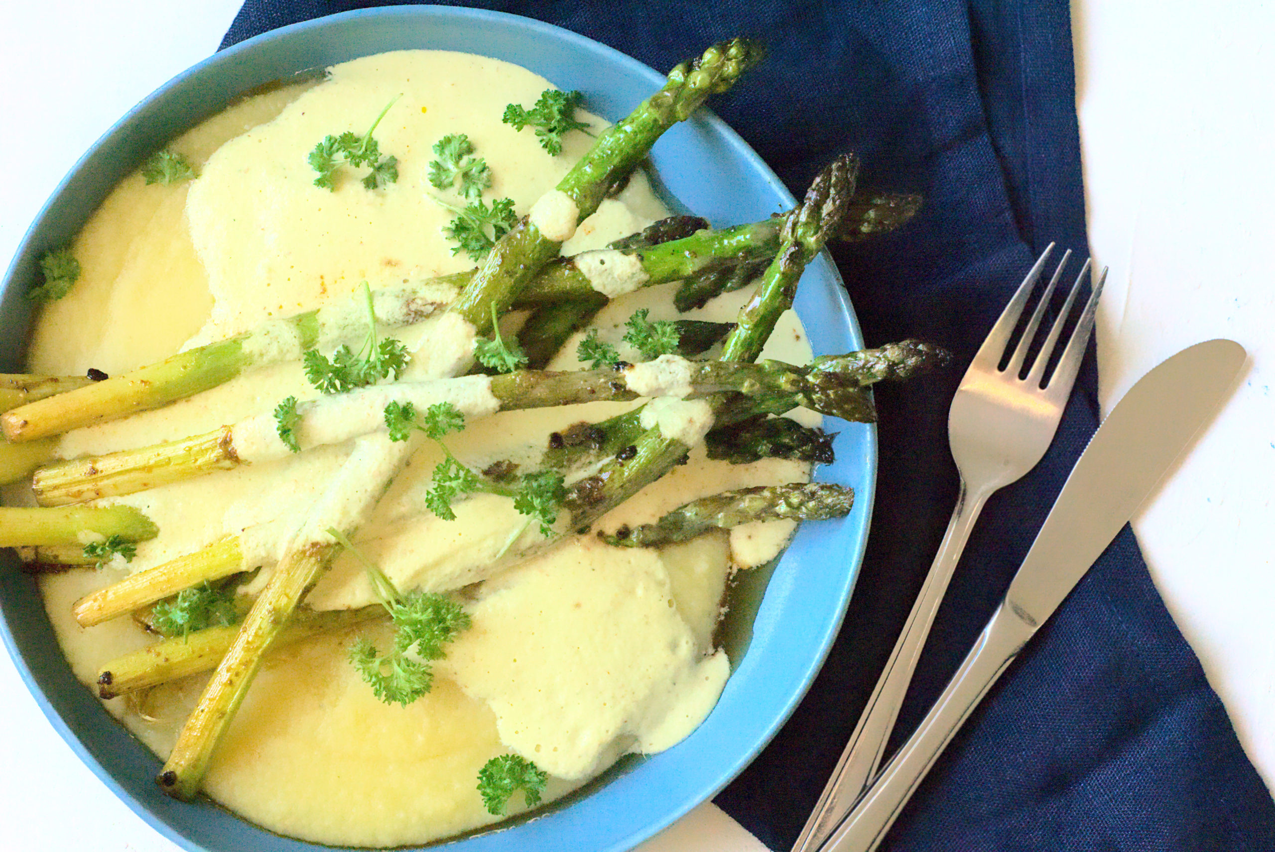Asparagus, Recipe, Vegan, Red Lentil and Potato Mash